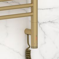 Полотенцесушитель электрический Сунержа Богема 3.1 прямая 1000х300 МЭМ правый Матовая шампань арт-022-6005-1030 — фото 2, Электрические полотенцесушители