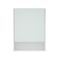 Товар: шкаф-зеркало Универсал 500х150х700 распашная дверь белый MFR80048WT - фото 1 шкаф-зеркало Универсал 500х150х700 распашная дверь белый MFR80048WT — фото 1, Зеркальные шкафы в ванную