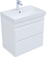 Тумба под раковину Aquanet Слим 60 белый сатин арт-00346047 — фото 2, Тумбы под раковину