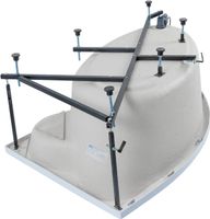 Акриловая ванна Aquanet Mayorca 150x100 R (с каркасом) 00205438 — фото 11, Акриловые ванны