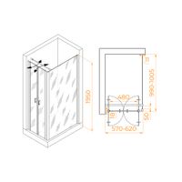 Товар: Душевой уголок RGW PA-144 (PA-104+Z-050-2+O-104) 600x1000 060814460-011 - фото 1 Душевой уголок RGW PA-144 (PA-104+Z-050-2+O-104) 600x1000 060814460-011 — фото 1, Душевые уголки