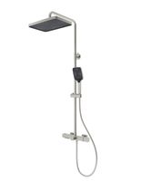 Душевая стойка Core с изливом, брашированный никель арт-VSFS-4CO1BN — фото 2, Душевые стойки