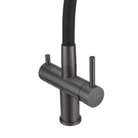 Смеситель для кухни с фильтром Milacio Ultra 560 (MCU.560.GM) вороненая сталь — фото 4, Смесители для кухни