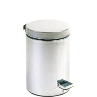 Ведро из нерж. Стали 3 л. с педалью 09100.03.S, шт — фото 1, Мусорные ведра