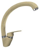 GranFest QUARZ Смеситель для кухни боковой D-35mm (бежевый) Z3323 бежевый — фото 1, Смесители для кухни