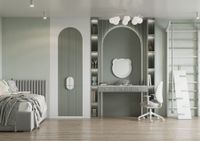 Зеркало КАСПЕР МИШКА, фигурное, белый матовый 1A283502CRE20 — фото 5, Зеркала в ванную комнату