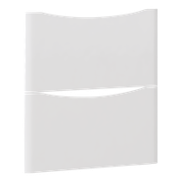 Фасад тумбы под раковину VIGO Glem 700-0-2 (Como) белый к корпусу тумбы 266 (274) — фото 1, Тумбы под раковину