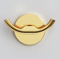 A85A35699 X-Joy, Двойной крючок для полотенец, золото — фото 3, Крючки для полотенец