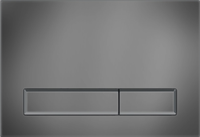 KK-POL SPP/381/WS/K M08 Пластиковая панель смыва для инсталляции, цвет оружейная сталь — фото 1, Панели