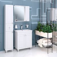 Зеркальный шкаф OSTIN 70 /правый/ AQUA DE MARCO 1070WCOST/R — фото 7, Зеркальные шкафы в ванную