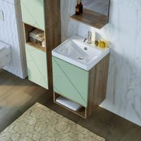 Товар: Ниша для тумбы Бриклаер КРИСТАЛЛ 50 см, дуб гранж песочный 4627125417061 - фото 6 Ниша для тумбы Бриклаер КРИСТАЛЛ 50 см, дуб гранж песочный 4627125417061 — фото 6, Тумбы с раковиной