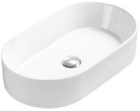 Раковина Azario накладная 600х380х130 белая арт-AZ-78330D — фото 3, Раковины накладные