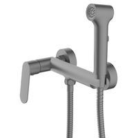 Гигиенический душ Azario Alanti со смесителем, керамический картридж, однорычажный, шланг 150 см, графит арт-AZ-K2532GR — фото 5, Гигиенические души