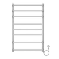 Полотенцесушитель электрический AZARIO MILAN 500/800 8 секций, диммер справа, белый арт-AZ90858W — фото 1, Электрические полотенцесушители