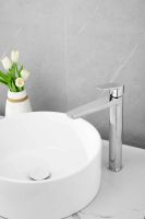 Смеситель для накладной раковины BELZ, хром арт-B11715 — фото 2, Смесители для раковины