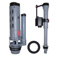 Унитаз-компакт Azario LEO TORNADO FLUSHING 360х595х820 напольный, безободковый, слив "Торнадо", в комплекте с быстросъемным сиденьем микролифт арт-AZ-1253CT — фото 8, Напольные унитазы