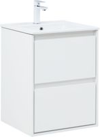 Тумба с раковиной Aquanet Милан (Flash) 50 цв. белый глянец 00340317 — фото 1, Тумбы с раковиной