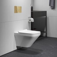 Унитаз подвесной Grossman (540х370х365) безободковый,белый с тонкой крышкой,микролифт,1 место арт-GR-4440S — фото 3, Подвесные унитазы