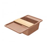 Мойка для кухни Беллис 87 870x510x250 мм, прямоуг., терракот 1A724832BS270 — фото 4, Кухонные мойки