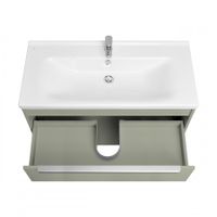 Товар: Тумба-умывальник ХОУП 100, 1 ящ., подвесная, хаки (под раковину МИРАНДА 100) 1A287401HP9D0 - фото 3 Тумба-умывальник ХОУП 100, 1 ящ., подвесная, хаки (под раковину МИРАНДА 100) 1A287401HP9D0 — фото 3, Тумбы под раковину