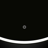 Зеркало LED VLM-3DE700 700x700 c сенсорным выключателем и диммером — фото 2, Зеркала в ванную комнату