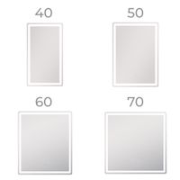 Товар: Зеркало с подсветкой VIGO Geometry Classic 600 072 - фото 7 Зеркало с подсветкой VIGO Geometry Classic 600 072 — фото 7, Зеркала в ванную комнату