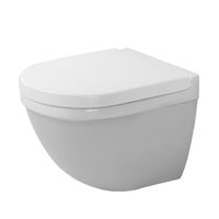 Унитаз, Duravit, Starck 3, подвесной, шгв 375*485*375, цвет-белый арт-2227090000 — фото 1, Подвесные унитазы