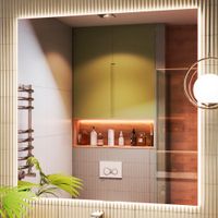 Зеркало с подсветкой VIGO Quadro Comfort 1000 146 — фото 2, Зеркала в ванную комнату