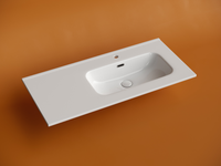 Раковина накладная мебельная CERAMICANOVA Element чаша справа с отверстием под смеситель 1010x465x180 мм цвет белый арт-CN7003R — фото 3, Раковины встраиваемые сверху