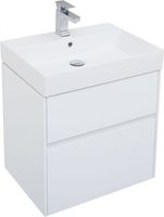 Тумба с раковиной Aquanet Бруклин 60 белый арт-00212596 — фото 2, Тумбы с раковиной