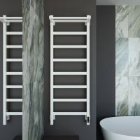 Товар: Полотенцесушитель электрический Grota Lore 430х1200 белый Lore 430х1200 RAL9016 EL - фото 3 Полотенцесушитель электрический Grota Lore 430х1200 белый Lore 430х1200 RAL9016 EL — фото 3, Электрические полотенцесушители