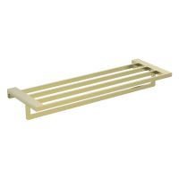 Tivoli Полка для полотенец 600мм, золото шлифованное арт-AQM7305BG — фото 1, Полки для полотенец
