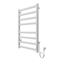 Товар: Полотенцесушитель электрический AZARIO PALERMO 500/800 квадрат, 8 секций, диммер справа, белый арт-AZ83858W - фото 6 Полотенцесушитель электрический AZARIO PALERMO 500/800 квадрат, 8 секций, диммер справа, белый арт-AZ83858W — фото 6, Электрические полотенцесушители