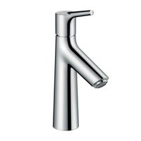 Смеситель для раковины, Hansgrohe, Talis S, тип открывания воды-однорычажный, тип регулирования воды-керамический узел смешивания, отверстия для монтажа-1, высота, мм-221, вынос излива, мм-93, цвет-хром, без сливного гарнитура арт-72025000 — фото 1, Смесители для раковины