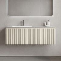 Тумба подвесная SANCOS Snob R 1.0 1195х445х406, c одним ящиком оснащенным доводчиками, Beige Soft , арт. арт-SNR1.0120LCE — фото 1, Тумбы под раковину