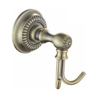 Товар: Крючок для ванной комнаты двойной Rose , бронза арт-RG1421Q - фото 1 Крючок для ванной комнаты двойной Rose , бронза арт-RG1421Q — фото 1, Крючки для полотенец