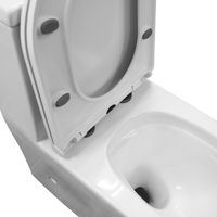 Унитаз-моноблок Azario Velluto, торнадо, с сиденьем микролифт 650*370*775 арт-AZ-6281 — фото 5, Напольные унитазы