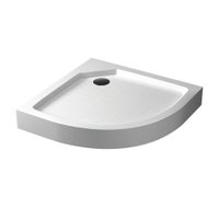 Душевой поддон полукруглый RGW SMC/R W Белый (Уценка) 900x900 57350499-01U — фото 2, Душевые поддоны