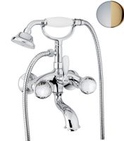 Смеситель для ванны Fiore XT SKY (SWAROVSKI®) , хром/золото арт-17CO0600 — фото 1, Смеситель для ванны