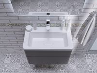 Раковина мебельная и на столешницу Modul Slim 60 арт-4627173210904 — фото 7, Раковины накладные