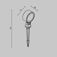Ландшафтный светильник Outdoor O495FL-L10B3K — фото 3, Уличное освещение