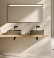 Раковина GLOBO T-EDGE на столешницу без отверстий цвет белый B6R54BI — фото 3, Раковины накладные