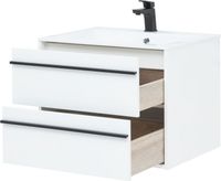 Тумба под раковину Aquanet Lino 70 белый матовый арт-00253902 — фото 1, Тумбы под раковину