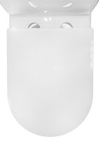 Унитаз-компакт Azario MIZEN 360х660х800 напольный, безободковый, смыв "Скрытое Торнадо", с быстросъемным сиденьем "Микролифт" арт-AZ-8300 — фото 9, Напольные унитазы