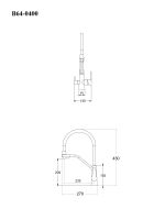BOND Smart Смеситель для кухни с гибким изливом и подключением к фильтру арт-B64-0400 — фото 14, Смесители для кухни