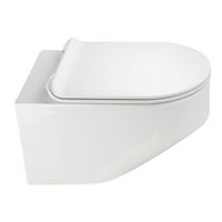 Товар: JOY Унитаз подвесной, безободковый, белая керамика 32049 - фото 6 JOY Унитаз подвесной, безободковый, белая керамика 32049 — фото 6, Подвесные унитазы