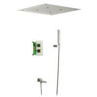 Душевая система встроенная с термостатом Timo Petruma SX-5019/13SM никель — фото 2, Душевые системы