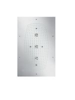 Верхний душ, Hansgrohe, Raindance, ширина, мм-680, глубина, мм-460, высота, мм-61, форма-прямоугольная, количество режимов-3, тип струи-RainAir, WhirlAir, RainAir XXL, цвет-хром арт-28417000 — фото 1, Верхние души