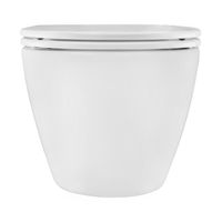 Унитаз подвесной Azario PRO (круглый) СКРЫТОЕ ТОРНАДО безободковый унитаз в комплекте с сидением микролифт скрытая система смыва 490*370*360 мм арт-PRO-0001 UQ3 — фото 10, Подвесные унитазы