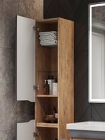 Шкаф-пенал VIGO Wave 30 напольный арт-348 дуб золотой — фото 6, Пеналы для ванной комнаты